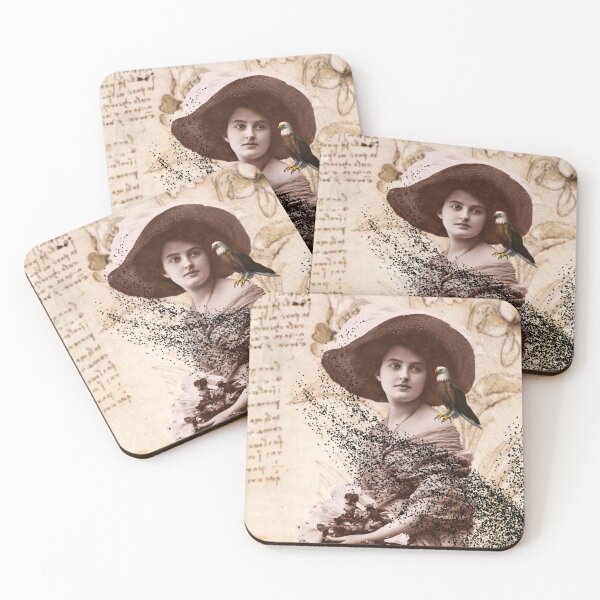 Item preview, Vintage Girl’s Peaceful Moment with Eagle designed and sold by GraphixKing999.