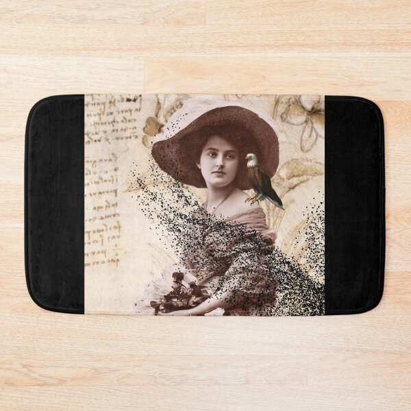 Item preview, Vintage Girl’s Peaceful Moment with Eagle designed and sold by GraphixKing999.