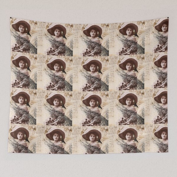 Item preview, Vintage Girl’s Peaceful Moment with Eagle designed and sold by GraphixKing999.
