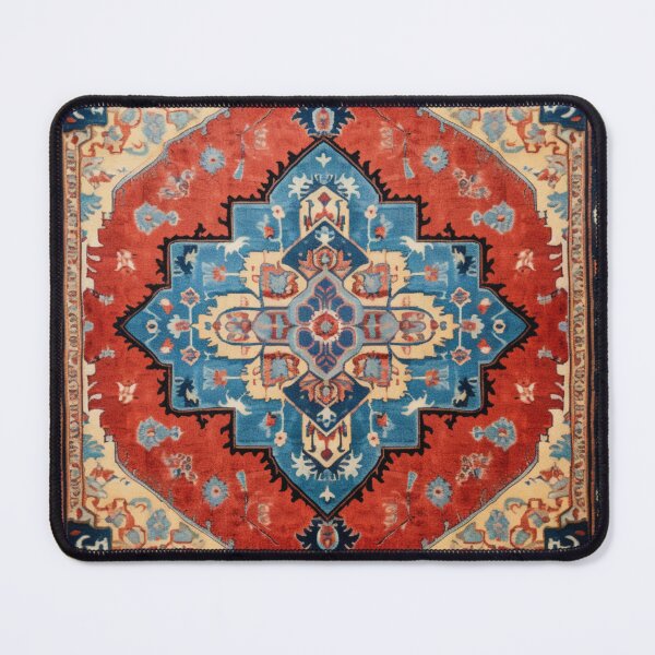 Item preview, Blue-Red Azure Oriental Persian Wonderful Carpet designed and sold by GrinGalore.