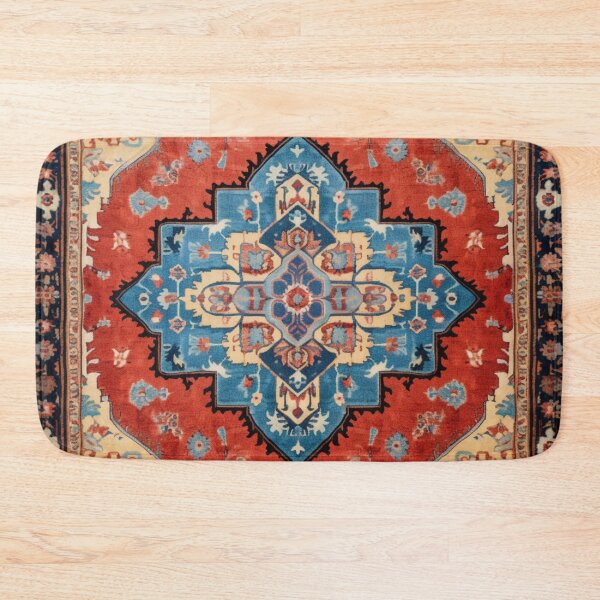 Item preview, Blue-Red Azure Oriental Persian Wonderful Carpet designed and sold by GrinGalore.