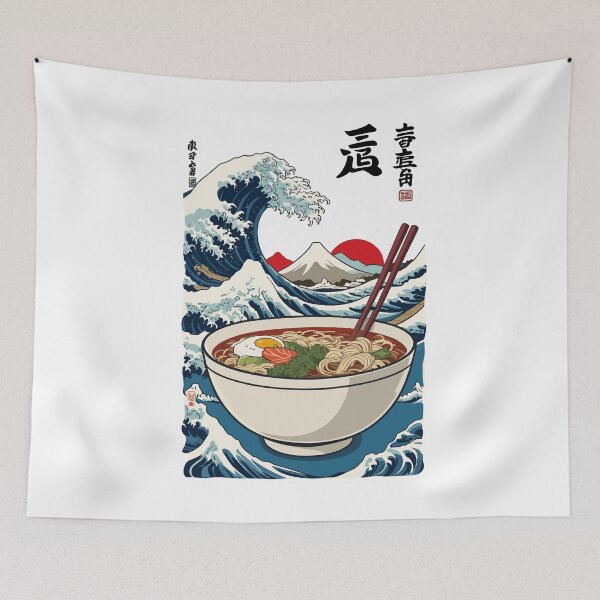 Item preview, Ramen Ukiyo-e Japanese Streetwear Retro designed and sold by LuminOrb.