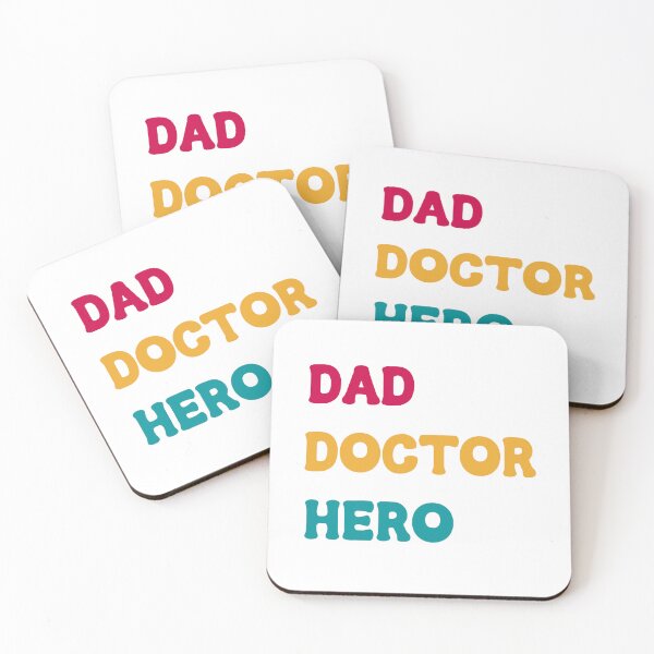 Item preview, Dad, Doctor, Hero designed and sold by catthemedic.