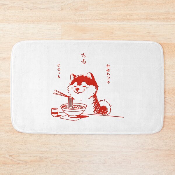Item preview, Shiba Dog Ramen Dear Retro Ukiyo-e Style designed and sold by LuminOrb.