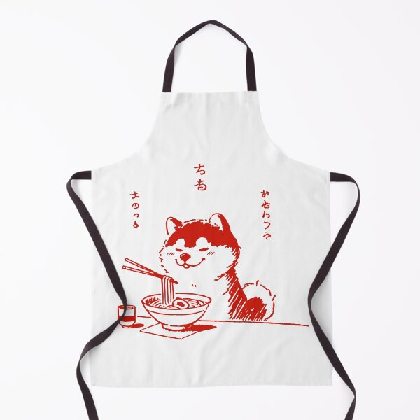 Item preview, Shiba Dog Ramen Dear Retro Ukiyo-e Style designed and sold by LuminOrb.