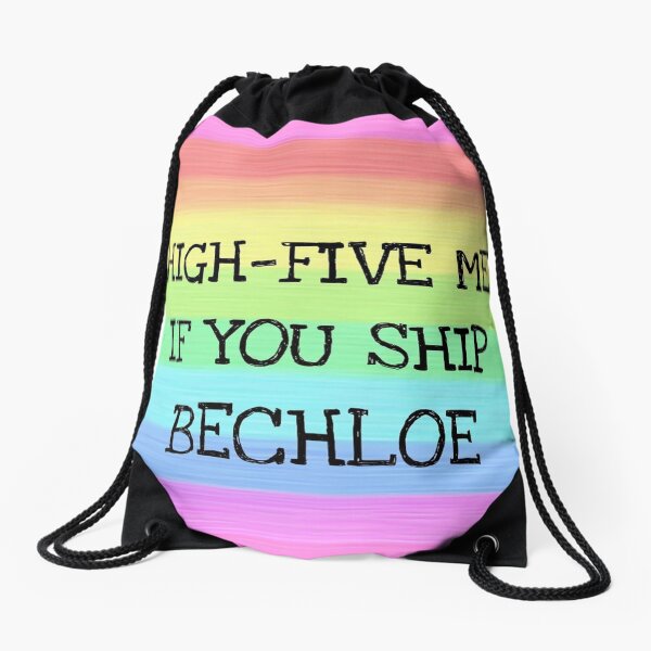 High-Five me if you ship Bechloe Drawstring Bag