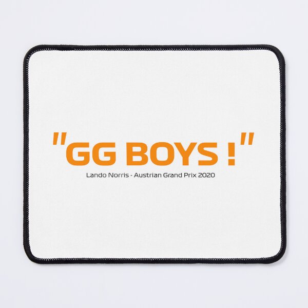 Item preview, GG BOYS !  Lando Norris F1 Quote | Austrian GP 2020 | Formula 1 Fan Gift designed and sold by kianyenny.