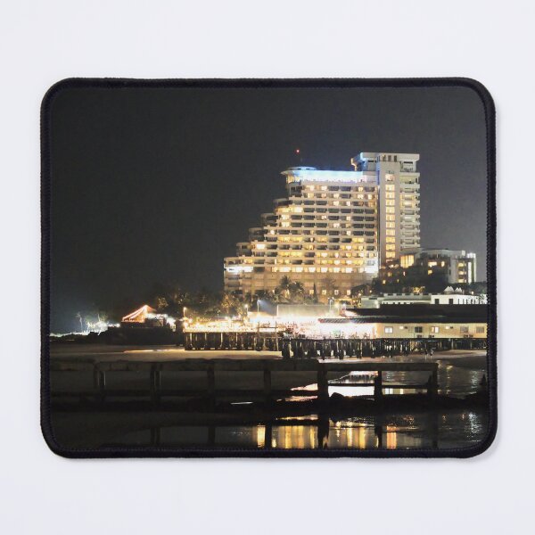 Item preview, Night view of Hua Hin and its coastline designed and sold by franck380.