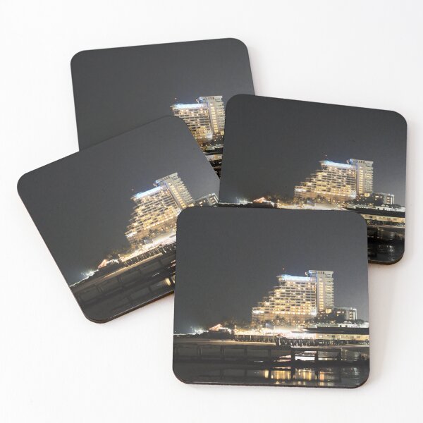 Item preview, Night view of Hua Hin and its coastline designed and sold by franck380.