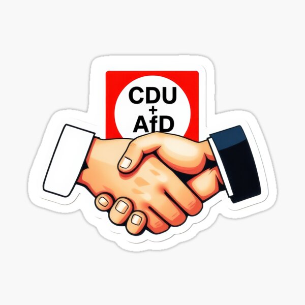 Artikel-Vorschau von CDU + AfD = LIEBE, designt und verkauft von IRON-iNK.