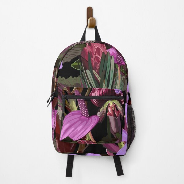 Item preview, Seamless pattern with hand drawn colored decorative cabbage and violet tropical flowers. designed and sold by MatyKotiv.