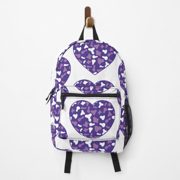Item preview, Big White Violet Cow Patches on Purple Cowhide | Continues Purple Cow Heart designed and sold by PatternPen.