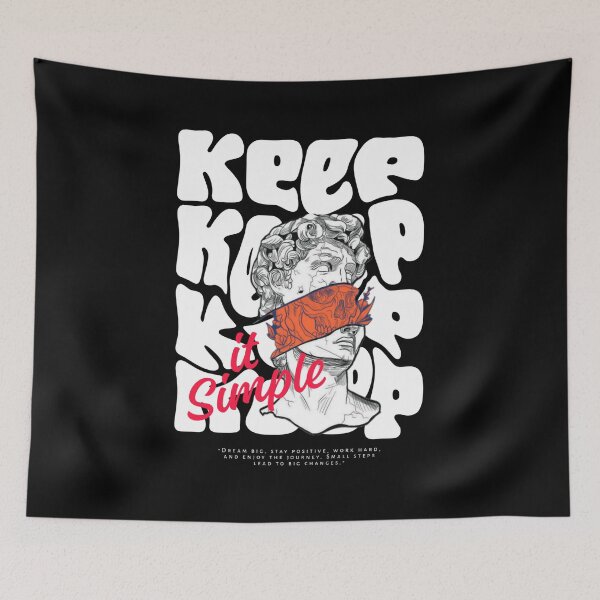 Item preview, Keep it simple, motivation design  designed and sold by redwolf92.