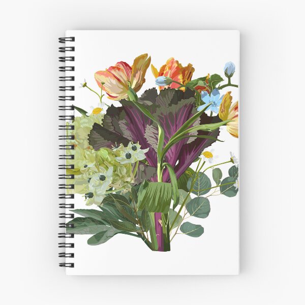 Item preview, Garden flowers, branches and exotic leaves composition. designed and sold by MatyKotiv.