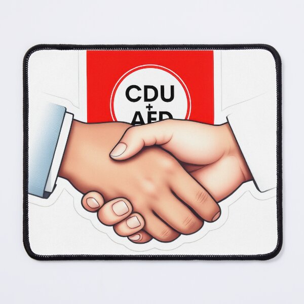 Item preview, CDU + AfD = HATE designed and sold by IRON-iNK.