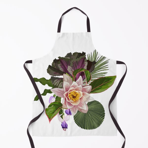 Item preview, Tropical palm, branches and exotic flowers. designed and sold by MatyKotiv.