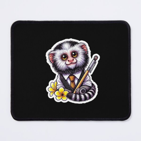 Item preview, white eared marmoset designed and sold by EuropeanPrints.