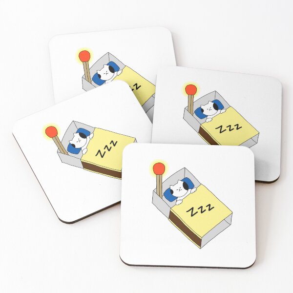 Item preview, a Cat sleeping in the matchbox designed and sold by superbaechoo.