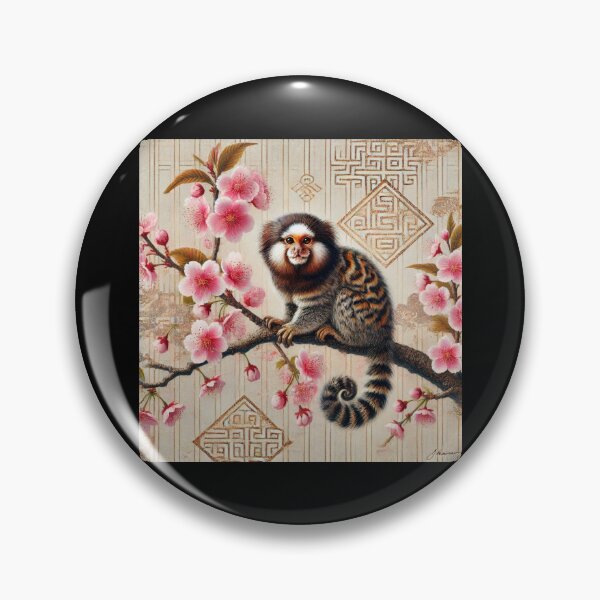 Item preview, white eared marmoset designed and sold by EuropeanPrints.