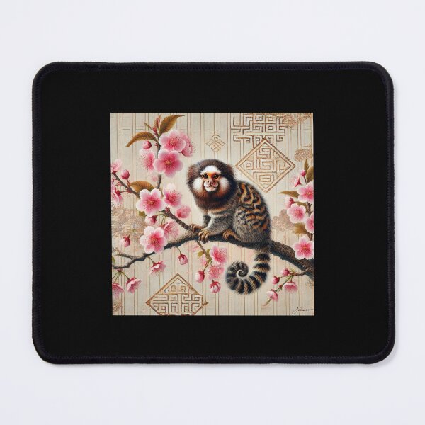 Item preview, white eared marmoset designed and sold by EuropeanPrints.