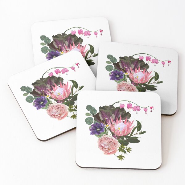 Item preview, Tropical flowers, branches and exotic leaves composition. designed and sold by MatyKotiv.