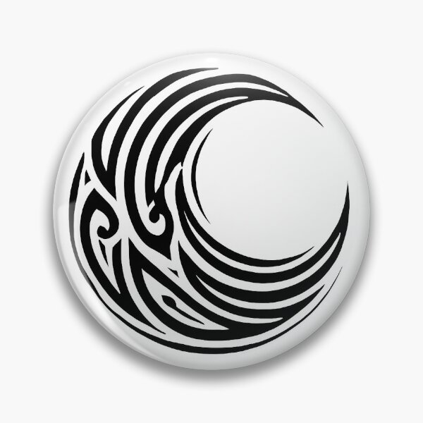 Item preview, Tribal crescent moon designed and sold by SpectrumShine.