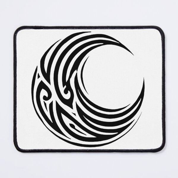 Item preview, Tribal crescent moon designed and sold by SpectrumShine.