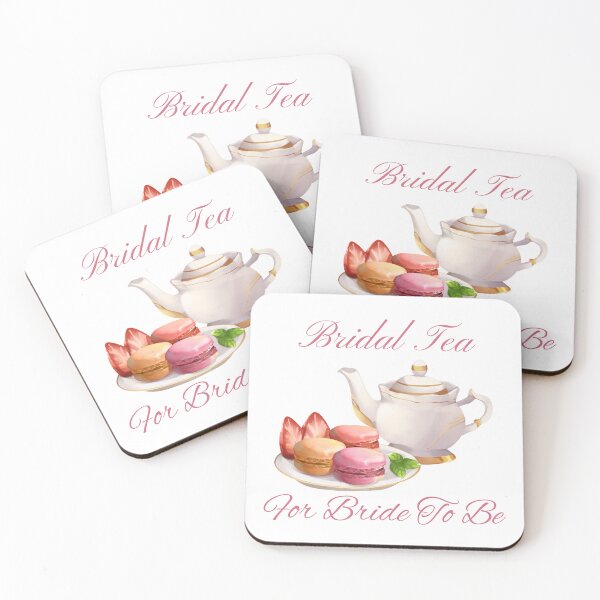 Item preview,  bridal tea for bride to be  teapot with cookies designed and sold by mariana83.