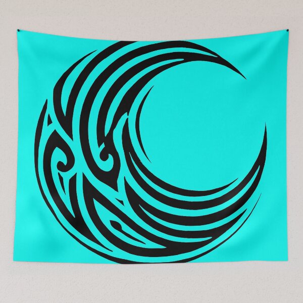 Item preview, Tribal crescent moon designed and sold by SpectrumShine.