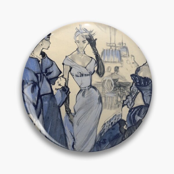 Item preview, Soiree Bleus designed and sold by midcenturymuse.