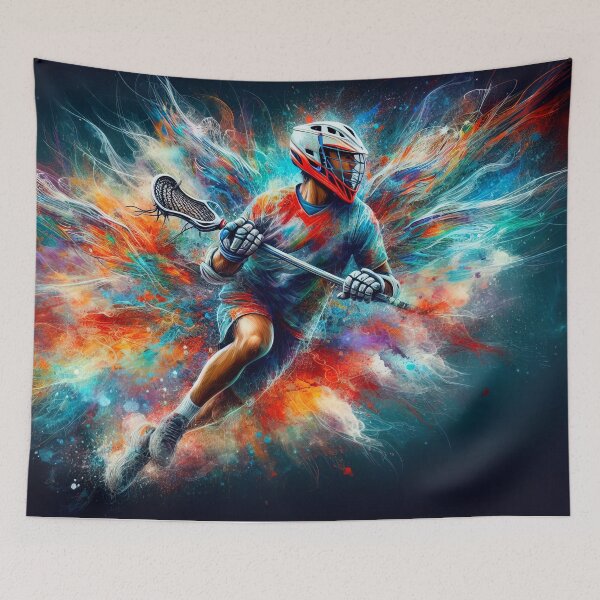 Item preview, Lacrosse in watercolor designed and sold by paulrommer.
