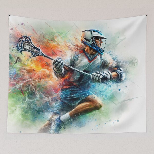 Item preview,  Lacrosse in watercolor designed and sold by paulrommer.