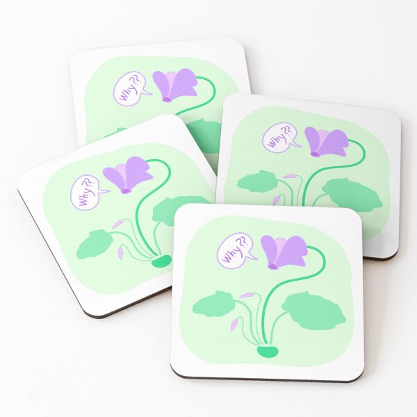 Item preview, Cyclamen Plant Wondering Why designed and sold by SpottedPilot.