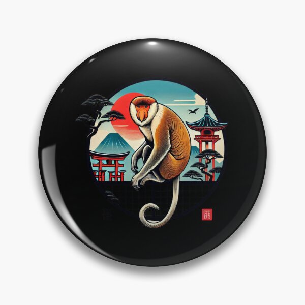 Item preview, sunda proboscis monkey designed and sold by EuropeanPrints.