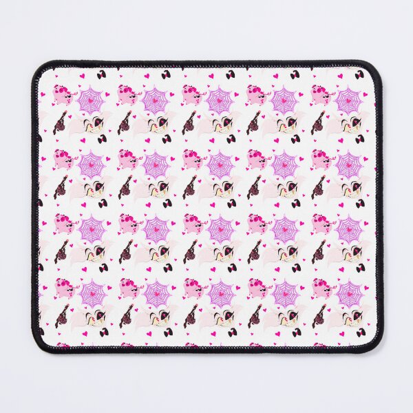 Item preview, Angel Dust seamless pattern transparent BG designed and sold by Artsydragongal.