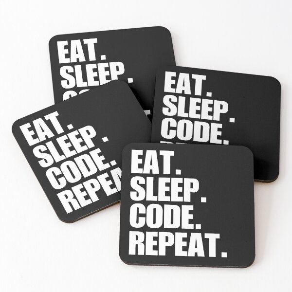 Item preview, Eat. Sleep. Code. Repeat. designed and sold by FreshArtFusion.