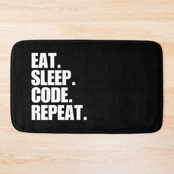 Item preview, Eat. Sleep. Code. Repeat. designed and sold by FreshArtFusion.