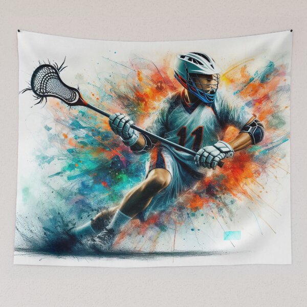 Item preview,  Lacrosse in watercolor designed and sold by paulrommer.