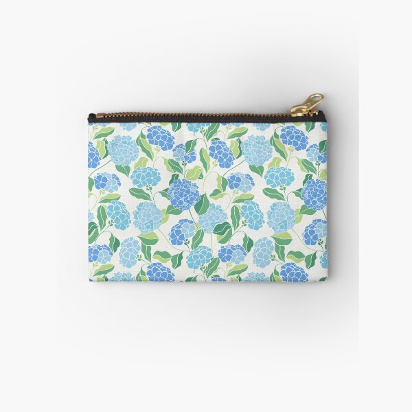 Item preview, Hydrangea Porcelain Style. Blue and green floral print with vintage nostalgic flair designed and sold by trefail.