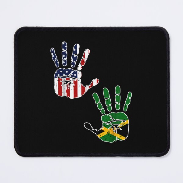 Item preview, Funny Jamaica Handprint Flag, American Jamaica designed and sold by AddlPoolart.
