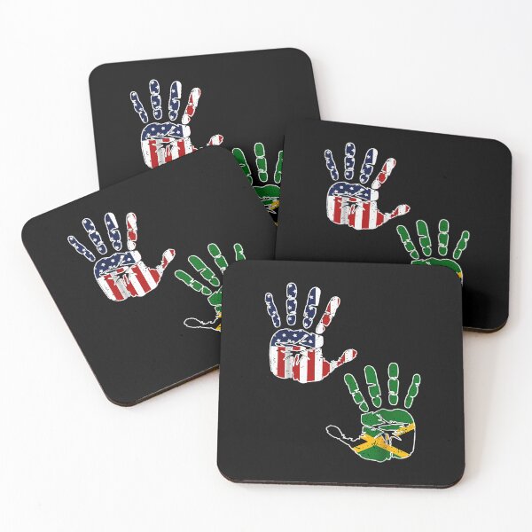 Item preview, Funny Jamaica Handprint Flag, American Jamaica designed and sold by AddlPoolart.