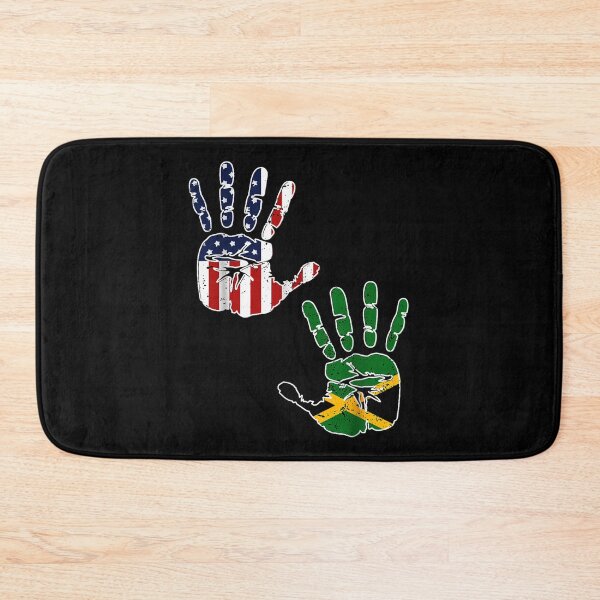 Item preview, Funny Jamaica Handprint Flag, American Jamaica designed and sold by AddlPoolart.