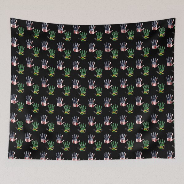 Item preview, Funny Jamaica Handprint Flag, American Jamaica designed and sold by AddlPoolart.