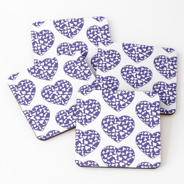 Artikelvorschau, Große weiße Kuhflecken auf violettem Kuhfell | Fortsetzung von Purple Cow Heart entworfen und verkauft von PatternPen.