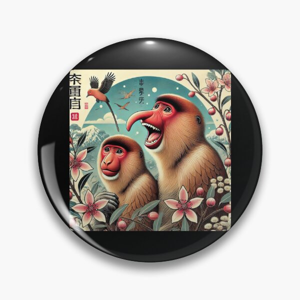 Item preview, sunda proboscis monkey designed and sold by EuropeanPrints.