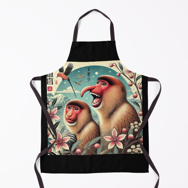 Item preview, sunda proboscis monkey designed and sold by EuropeanPrints.