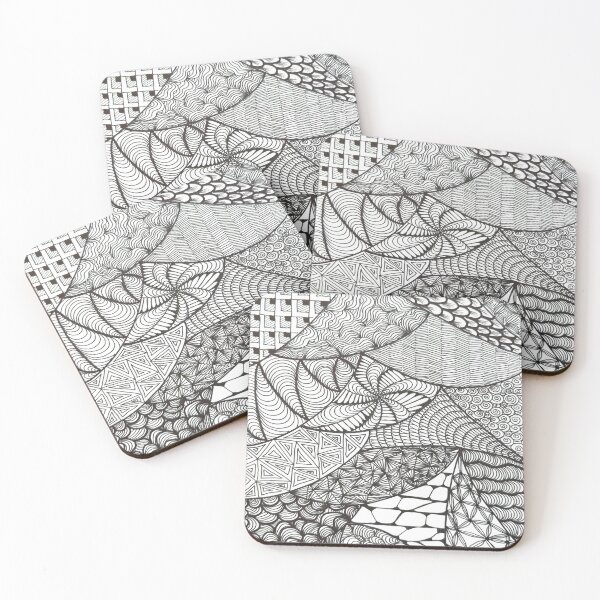 Item preview, Mindful Zentangle Art designed and sold by ChalarieArt.