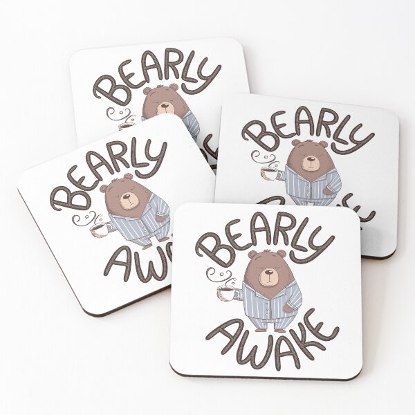 Item preview, Bearly Awake designed and sold by PaleWhaleStudio.