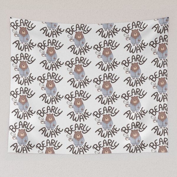 Item preview, Bearly Awake designed and sold by PaleWhaleStudio.