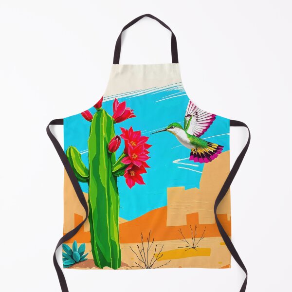 Item preview, Desert Bloom & Hummingbird – Southwest Pop Art designed and sold by WildlifeInc.
